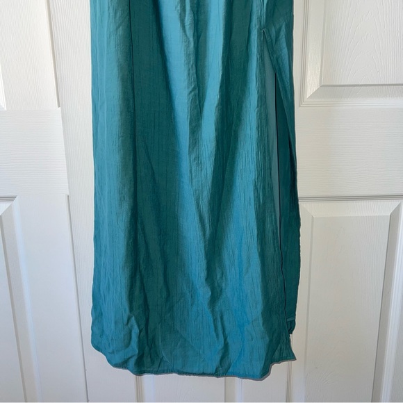 Abercrombie & Fitch Teal Maxi Dress - Picture 6 of 10